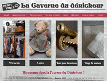 Tablet Screenshot of lacavernedudenicheur.com